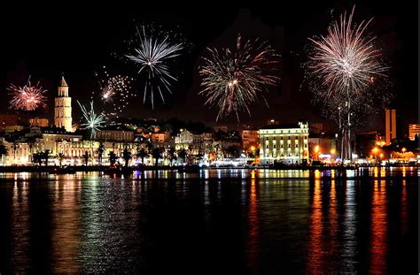 Light Night Nikon Fireworks Croatia Split Hrvatska Dalmatia