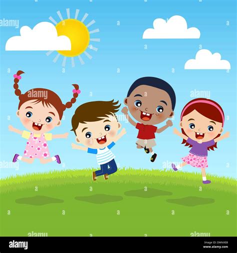 Nursery Group Stock Vector Images Alamy