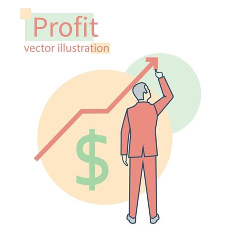 Premium Vector Profit Growth Business Concept Finance Investment
