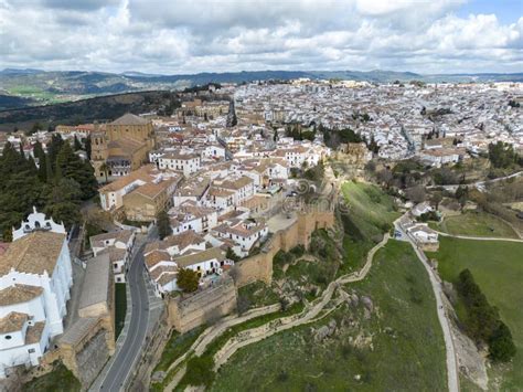 View Of The Monumental City Of Ronda In The Province Of Malaga Spain