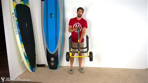 2 Sup Carrier Paddleboard Cart Storeyourboard Youtube