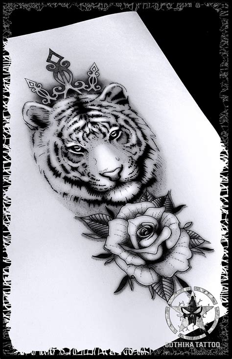 Meaningful Hip Tiger Thigh Tattoos For Females Best Tattoo Ideas