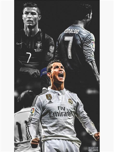 Cristiano ronaldo posters when a soccer fan hears the name cristiano ronaldo, they instantly think of portugal's king of soccer. "cristiano ronaldo" Poster by varioo | Redbubble
