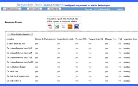 A fire extinguisher inspection is conducted monthly to ensure that fire extinguishers are in good fire extinguisher maintenance and monitoring is covered under the inspection and is conducted click the sample fire extinguisher inspection report below which presents the findings, evidence. Fire extinguisher inspection checklist template