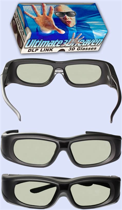Optoma 3d Glasses Rechargeable Compatible Ultra Clear Dlp Link