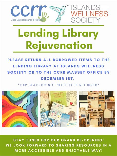 Lending Library Rejuvenation Islands Wellness Society