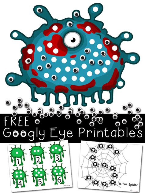 Halloween Activities And Printables With Googly Eyes Totschooling
