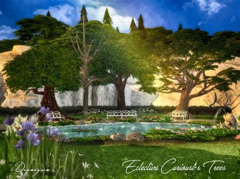 Sims 4 Designs Eclectica Curiousb Trees • Sims 4 Downloads Outside