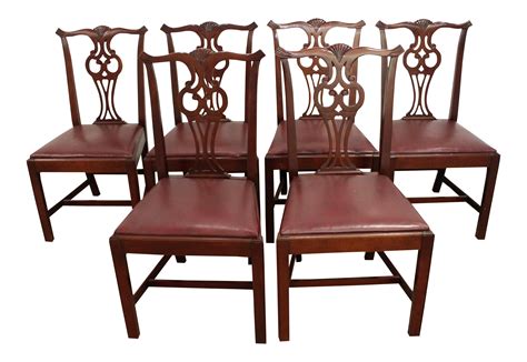 Find chairs for your living room in this furniture catalog. Hickory Chair Co. Chippendale Dining Chairs - Set of 6 ...