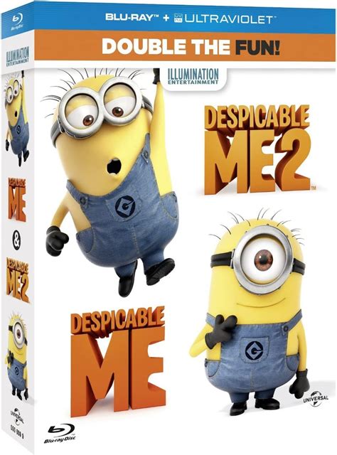 Despicable Me Despicable Me Double Pack Blu Ray Import Amazon Ca Steve Carell Jason
