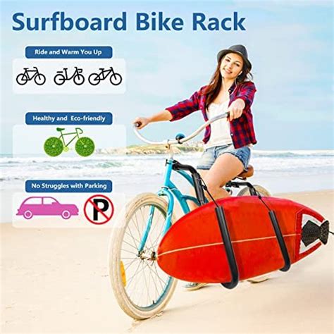 Solidgnik Surfboard Bike Rack Adjustable Surfboard Rack For Bike