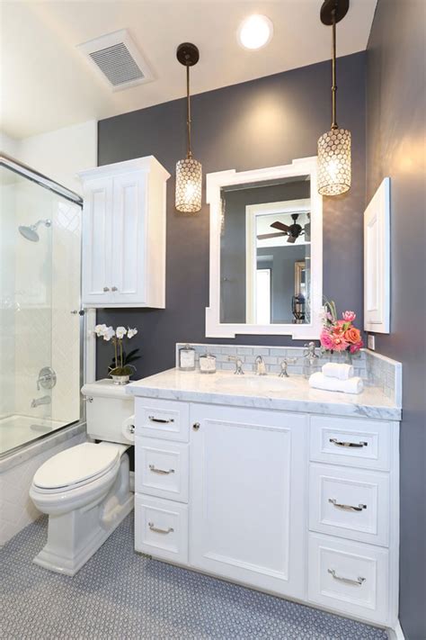 Also, switching out cabinet and lighting fixtures are a great way to create a fresh look. 32 Best Small Bathroom Design Ideas and Decorations for 2021