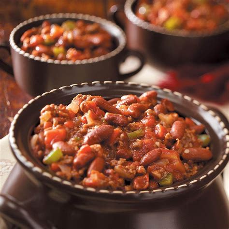 This turkey chili recipe is hearty, meaty, and so easy! Heartwarming Chili Recipe | Taste of Home