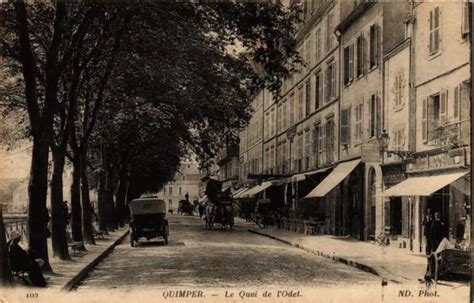 Cpa Quimper Le Quai De L Odet Eur Picclick Fr