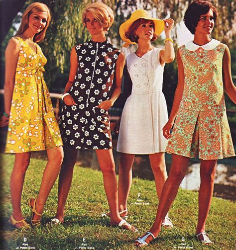 Wards 69 Ss Summer Dresses 60s And 70s Fashion Sixties Fashion 60s