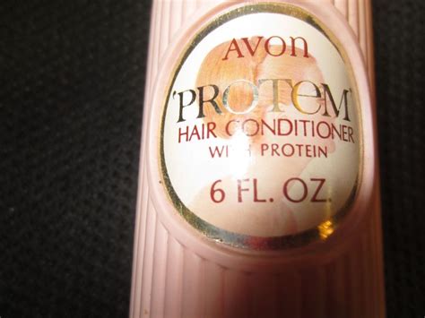 Over the last two months i ran out of shampoo and conditioner, dish soap, and rinse aid. Vintage AVON PROTEM HAIR CONDITIONER WITH PROTEIN Pink ...