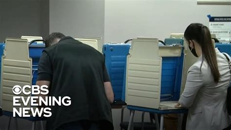 Virginia Voters Cast Ballots In Governors Race Youtube