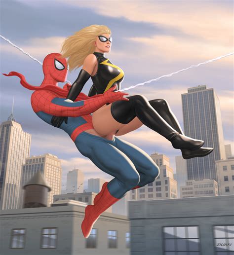 Spiderman X Ms Marvel By Zilgiki On Newgrounds. 