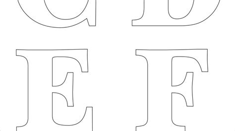 Molde De Letras Para Imprimir Alfabeto Completo Fonte Vazada 88C