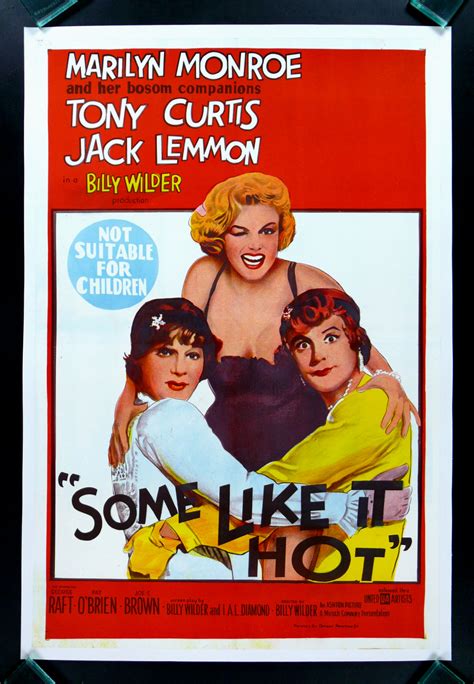 Some Like It Hot Movie Poster Marilyn Monroe On Popscreen