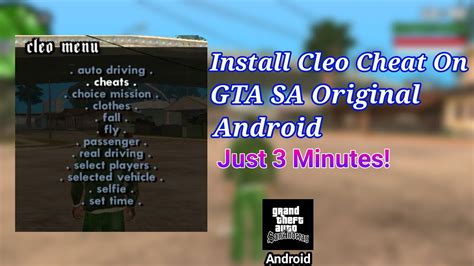 How To Install Cleo Mods In Gta San Andreas Original Android Scripts