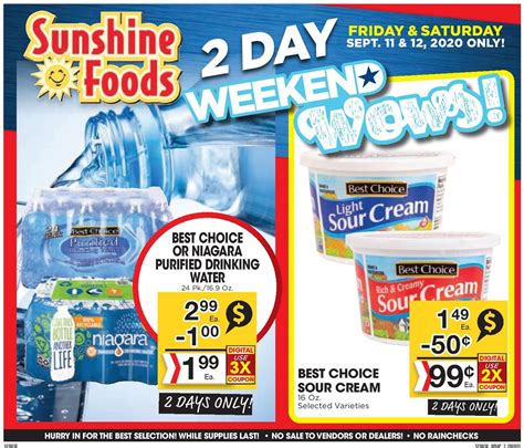 Sunshine Foods Current weekly ad 09/09 - 09/15/2020 [11] - frequent-ads.com