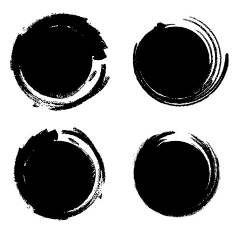 Ink Circles Vector Hd Images Ink Circle Vector Black Ink Circle