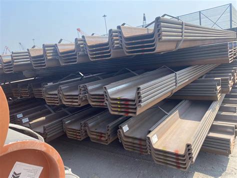 Competitive Price Cold Formed U9 750 Z Type Steel Sheet Piling Pile For