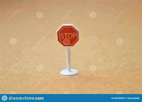 Stop Sign Symbol Used For Traffic Controlling And Road Safety With