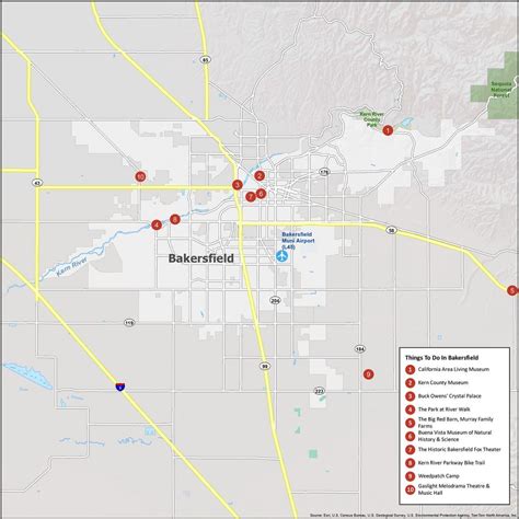 Bakersfield Map California Gis Geography