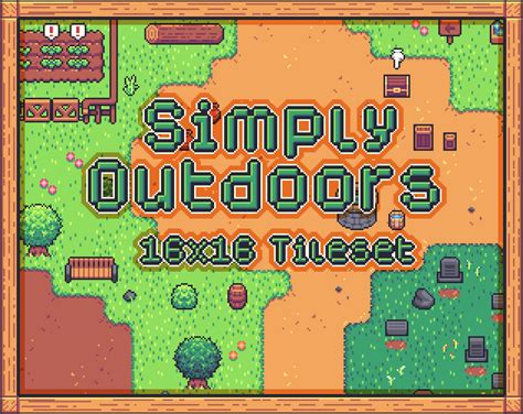 Simply Outdoors Tileset 16x16 By Meaghan