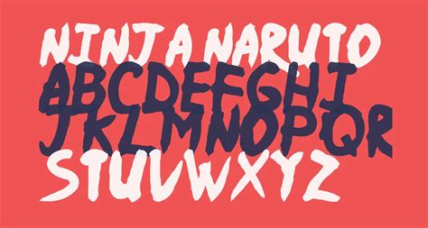 Ninja Naruto Kreativ Font