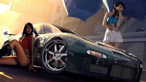 Woman NFS Carros Need For Speed Game Racing Woman HD Wallpaper