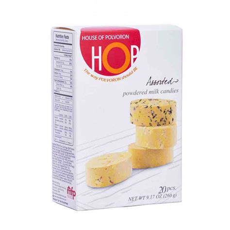 Hop Assorted Polvoron Box 20s 260g All Day Supermarket