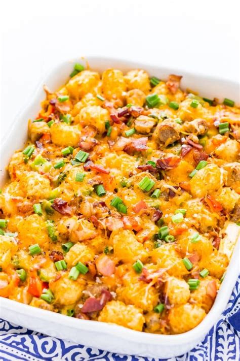 Make Ahead Breakfast Casserole Tater Tots Hot Sex Picture