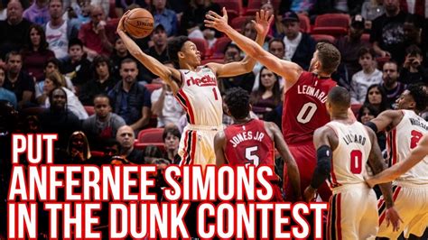 Put Anfernee Simons In The Dunk Contest Please Uprise Podcast 1 6 2019 Youtube