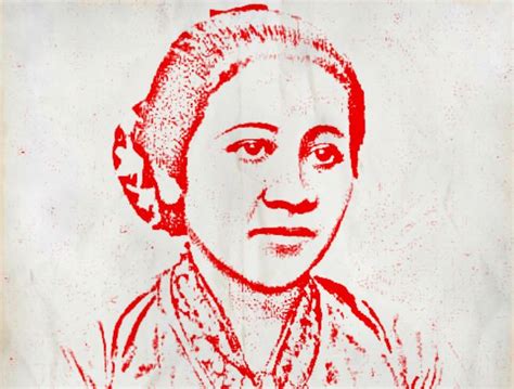 6 Sketsa Wajah Ibu Kartini Blog Bontang