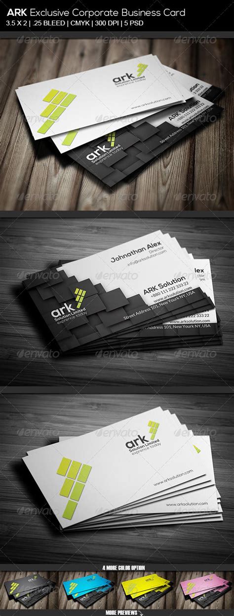 Ark Exclusive Corporate Business Card Corporate Business Card