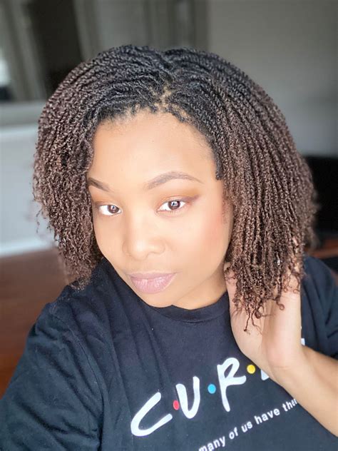 Two Strand Twists Hairstyles On Natural Hair With Full Guide Coils And Glory
