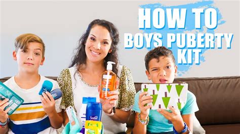 Puberty Kit For The Boys Youtube