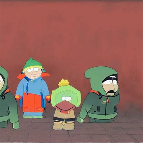 Eric Cartman Stan Marsh Kyle Broflovski And Kenny Stable Diffusion