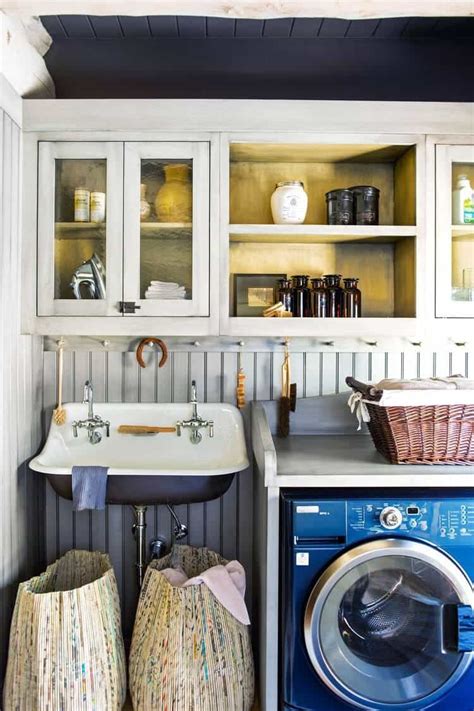 Small Laundry Room Organization Ideas Add More Hooks To Hang Supplies