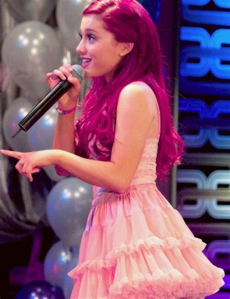 Perfect Singing Ariana Grande Cat Arianna Grande Ariana Grande Pictures Dark Red Hair Orange