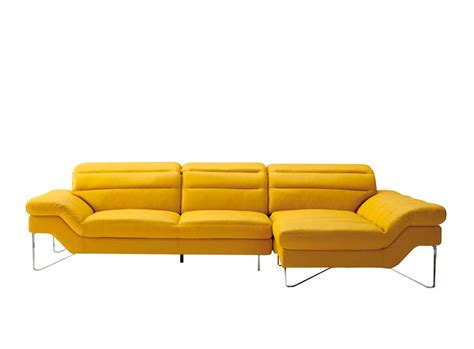 Even in a room with incredible wall art and stunning decor pieces. Modern Yellow Sectional Sofa VG-4 | Leather Sectionals
