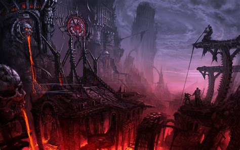 Castle Of Hell Hd Wallpaper Background Image 1920x1200 Id206136