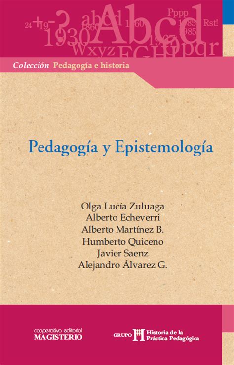 PedagogÍa Y EpistemologÍa Biblioteca Digital Magisterio