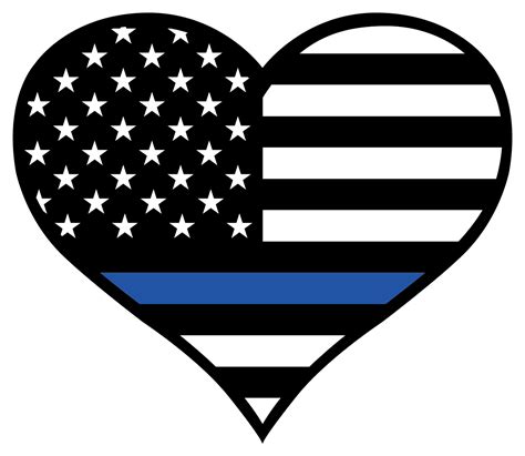Transparent Thin Blue Line Flag Svg Free 137 Dxf Include