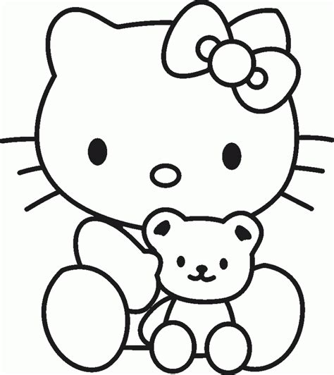 10 Kitty Coloring Pages Free Trends Inspirations For Fashion