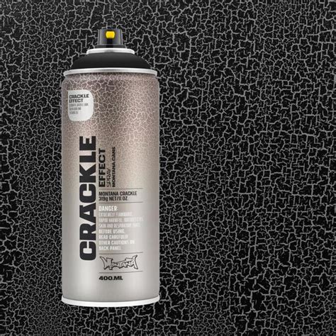Montana Cans Crackle Effect Matte Traffic Black Crackle Spray Paint