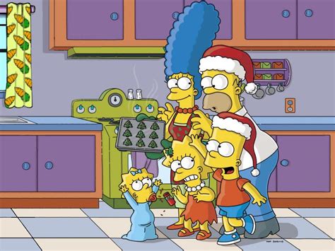 70 Simpsons Christmas Wallpaper Wallpapersafari